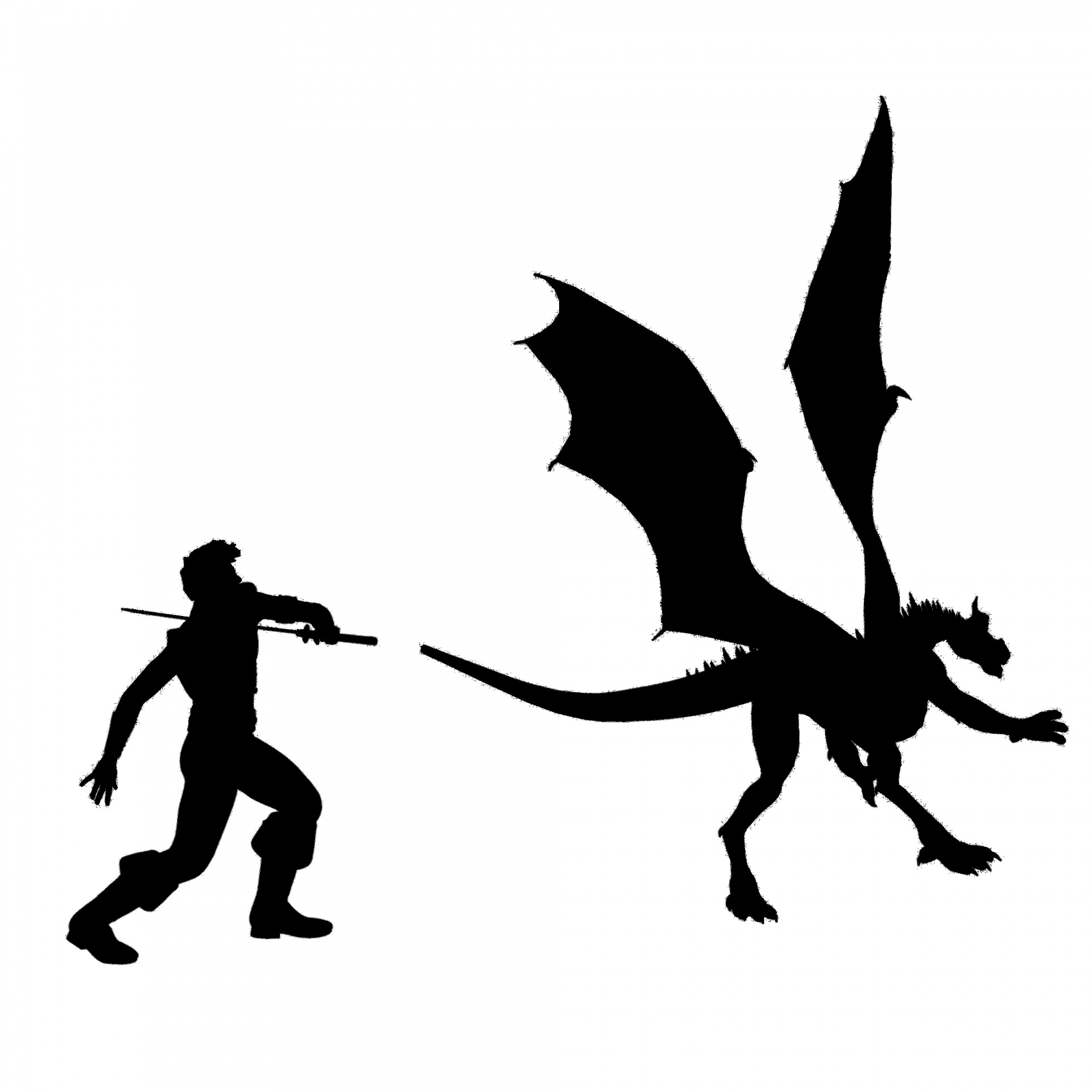 dragon-slayer-silhouette
